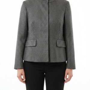Coldwater Creek Women's Black and Gray Blazer